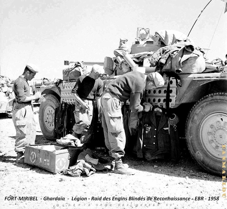 Fort Miribel - GhGardaia - Legion - Raid Engins Blindes de Reconnaissance2 - EBR - 1958.jpg